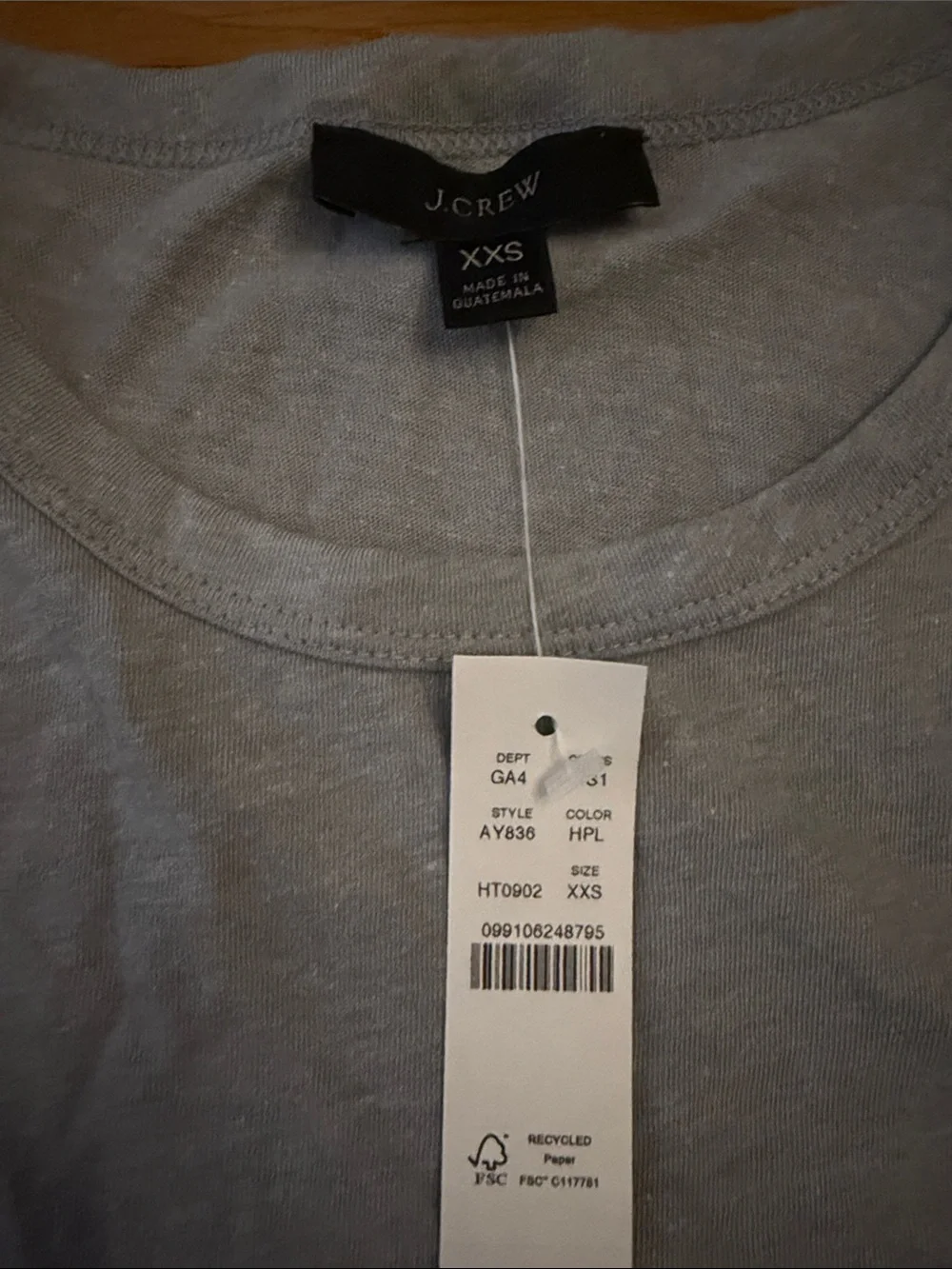 J. Crew Gray Tank Dress